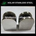 stainless steel glass holding clips glass clamp standoff